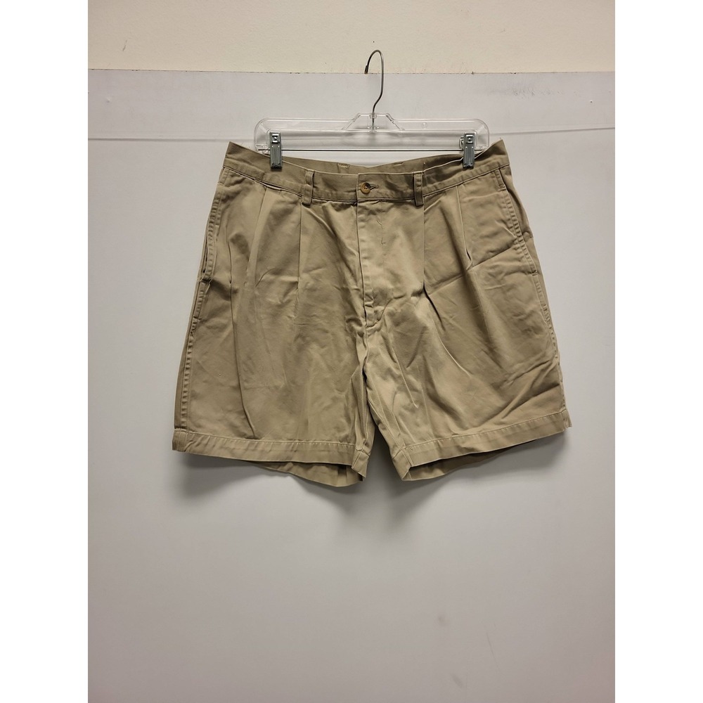 Nautica Mens Shorts Size 36 Beige Cotton Casual Summer Chino‎ Khaki Shorts